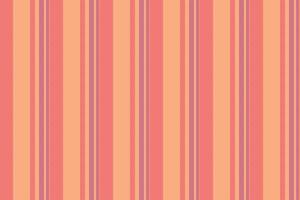 Vibrant vertical stripes in warm peach and coral hues create a cheerful, seamless pattern. vector