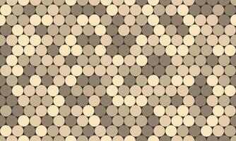 Abstract beige and brown circle mosaic pattern. Perfect for backgrounds, textures, website design, or print projects. Subtle geometric design evokes feelings of calm and sophistication. vector