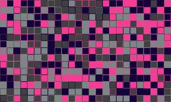 Abstract mosaic pattern in pink, gray, and dark purple. Ideal for backgrounds, website design, or presentations needing a modern, geometric, and subtly chaotic aesthetic. vector