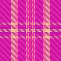 Vibrant pink and peach plaid pattern. Perfect for fashion, textile, and web design. This bright, energetic texture evokes feelings of optimism and style. vector