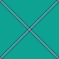 Summer texture pattern seamless, bedding fabric tartan textile. Book check plaid background in teal and violet colors. vector