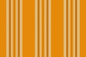 Tradition background seamless textile, veil fabric texture stripe. Contour lines pattern vertical in orange and white colors. vector