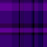 Decorative seamless fabric, linear pattern tartan background. Season check plaid texture textile in violet and dark colors. vector