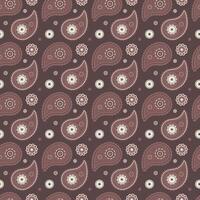 Seamless modern and fantasy persian. Color old and festival repetition. Eco canvas in abstract ornament. vector