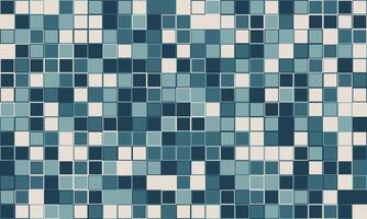 Abstract mosaic of teal and offwhite squares. Modern geometric pattern perfect for website backgrounds, tech presentations, or contemporary design projects. vector