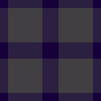 Tee background pattern seamless, gentleman texture plaid textile. Factory tartan check fabric in dark and grey colors. vector