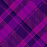 Diverse tartan texture background, delicate pattern seamless check. Newborn textile plaid fabric in purple and dark colors. vector