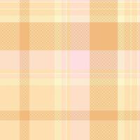 Soft pastel plaid pattern. Subtle peach and cream tones create a calming, versatile background ideal for websites, textiles, or stationery designs. vector