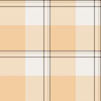 Subtle peach and white plaid pattern. Perfect for textile design, website backgrounds, or fashion projects. Evokes a feeling of warmth and understated elegance. vector