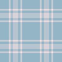 Nice tartan textile, ornate fabric plaid texture. Tweed seamless check background pattern in white and light colors. vector