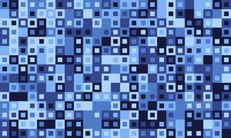 Abstract blue square pixel mosaic pattern. Perfect for tech, data, digital, or modern design projects. Represents connectivity, technology, or data streams. vector