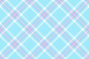 Delightful pastel plaid pattern in soft blue, lavender, and white. Perfect for textile design, wrapping paper, or digital projects needing a touch of feminine charm and gentle sophistication. vector