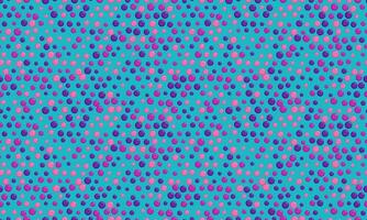Vibrant teal background adorned with a playful scattering of pink and purple circles. vector