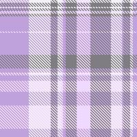 Elegant lilac and grey plaid pattern. Perfect for textile design, apparel, website backgrounds, or stationery. This soft, subtle design evokes feelings of calmness and sophistication. vector