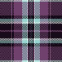 Elegant purple and teal plaid pattern. Perfect for textile design, apparel, wrapping paper, or website backgrounds. This sophisticated texture evokes feelings of warmth and style. vector