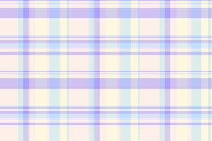 Turkish tartan check , delicate background seamless fabric. Female texture textile pattern plaid in light and cornsilk colors. vector