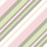 Elegant diagonal stripes in pastel pink, light green, and grey create a sophisticated and versatile pattern. vector