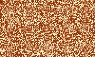 Abstract pixelated texture in warm earthy tones. Perfect for backgrounds, website design, or textile prints. Evokes feelings of warmth, nature, and subtle camouflage. vector