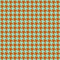 Vibrant orange and teal houndstooth pattern. Perfect for textile design, fashion, website backgrounds, or any project needing a bold, geometric texture. vector