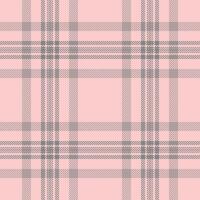 Gingham textile check texture, tone fabric tartan. Menswear pattern seamless plaid background in light and pastel colors. vector