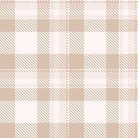 Calm textile fabric seamless, show pattern texture check. Calm plaid tartan background in light and snow colors. vector