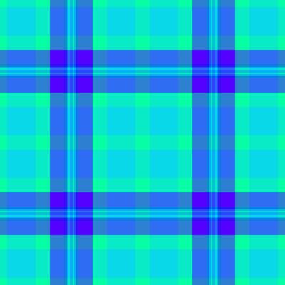 Straight background texture textile, sofa fabric tartan pattern. Royal plaid check seamless in bright and cyan colors.