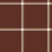 Elegant brown and beige plaid pattern. Subtle texture adds depth. Perfect for fall fashion, home decor, or website backgrounds. Evokes feelings of warmth and comfort. vector