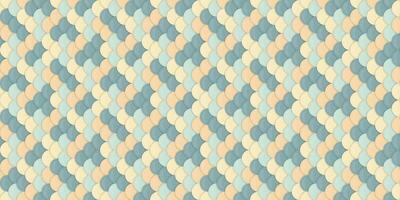 Elegant pasteltoned geometric pattern. Interlocking curved shapes create a seamless, textured design perfect for backgrounds, websites, or textile prints. Evokes feelings of calm and sophistication. vector