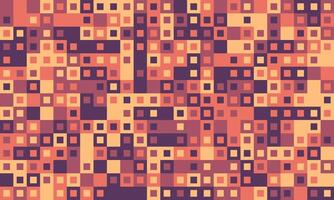 Abstract geometric pattern featuring a mosaic of warmtoned squares. Ideal for backgrounds, textures, or website design, conveying concepts of data, technology, or modern art. vector
