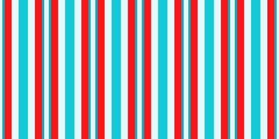 Vibrant red, teal, and white vertical stripes create a bold, geometric pattern. vector