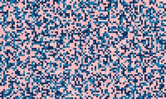 Abstract pixel art background in soft pink and blue hues. A seamless pattern ideal for website design, textile prints, or modern branding. vector