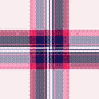 Fashionable plaid background , classical textile pattern check. Effect texture fabric tartan seamless in lavender blush and blue colors. vector