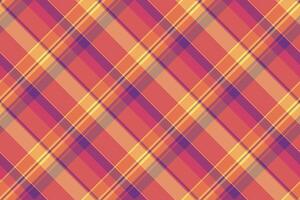 Frame pattern fabric , african tartan background textile. Multicultural plaid seamless texture check in red and orange colors. vector