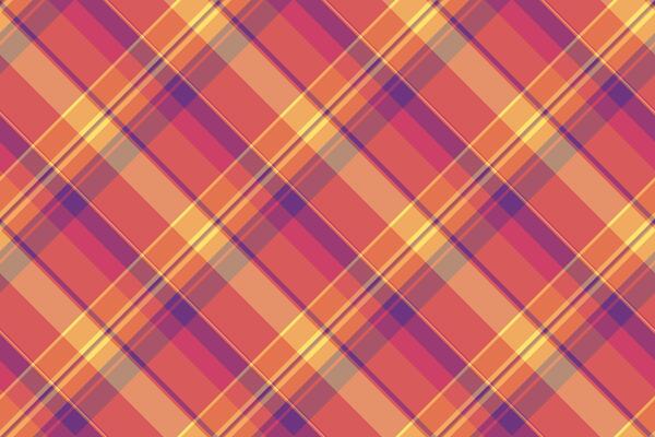 Frame pattern fabric , african tartan background textile. Multicultural plaid seamless texture check in red and orange colors.
