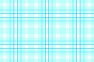 Tone seamless textile background, damask fabric plaid tartan. Glen check pattern texture in light and azure colors. vector