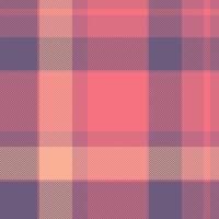 Soft coral and muted purple plaid pattern. A versatile texture ideal for fashion, home decor, or website backgrounds. Elegant and understated, this design evokes warmth and comfort. vector