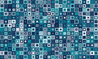Abstract teal and navy square pattern. Perfect for modern backgrounds, website design, or textile prints. This geometric design evokes feelings of technology, data, or connectivity. vector