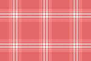 Elegant coral and white plaid pattern. Perfect for textile design, website backgrounds, or any project needing a touch of sophisticated texture and subtle color. vector