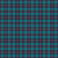 Adorable texture background pattern, mosaic seamless check. Mesh plaid tartan textile fabric in dark and cyan colors. vector