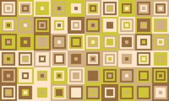 Abstract geometric background featuring a grid of nested squares in earthy tones. Perfect for website banners, packaging design, or textile prints. vector