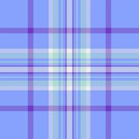 Bedding background textile texture, horizontal fabric plaid pattern. Linen tartan seamless check in blue and violet colors. vector