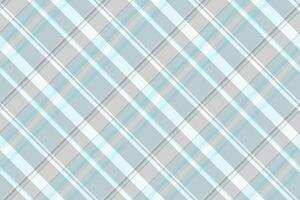 Native pattern check fabric, random background plaid texture. Famous tartan seamless textile in light and light gray colors. vector