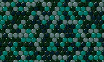 Abstract teal, green, and gray circle pattern. Modern geometric design ideal for website backgrounds, textile prints, or decorative elements. Creates a sense of rhythm and subtle movement. vector