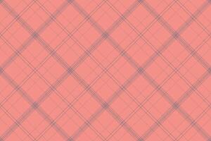 Event texture seamless fabric, customized plaid tartan. Trousers check pattern textile background in red and pastel colors. vector