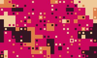 Abstract pixel art background. Vibrant, geometric design with warm and cool tones creates a dynamic, energetic mood. vector