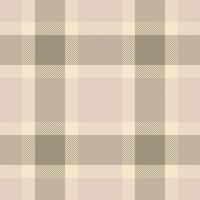 Elegant neutral plaid pattern. Subtle beige and taupe tones create a sophisticated, versatile design perfect for fashion, home decor, or website backgrounds. vector