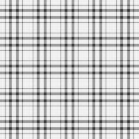 Throw background seamless texture, window textile plaid fabric. Single pattern tartan check in white and grey colors. vector