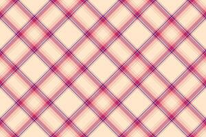 Elegant pastel pink and cream diagonal plaid pattern. Perfect for textile designs, website backgrounds, or adding a touch of subtle sophistication to any project. vector