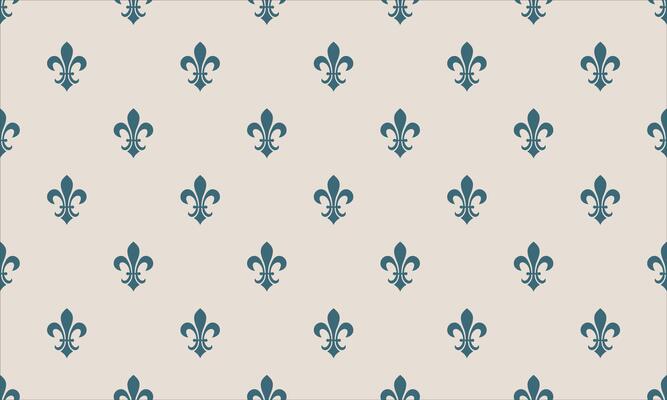A seamless pattern with fleur de lis