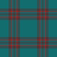National plaid texture check, horizon fabric pattern tartan. Living room background textile seamless in dark slate gray and red colors. vector
